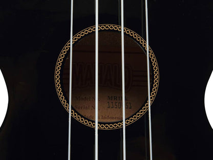 Mahalo MR1BK Ukulele sopran, negru lucios, husă inclusă