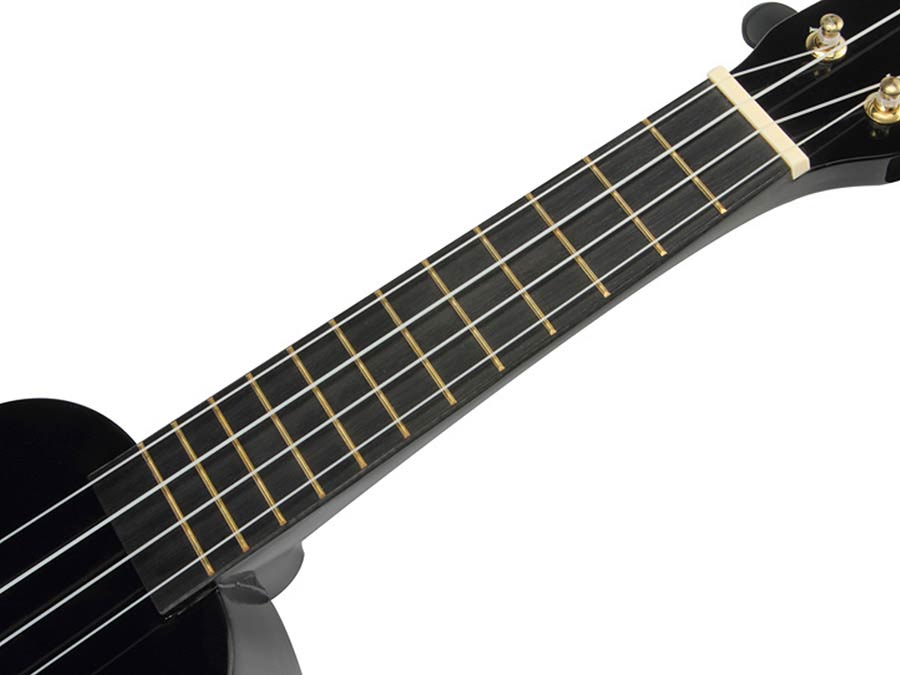 Mahalo MR1BK Ukulele sopran, negru lucios, husă inclusă