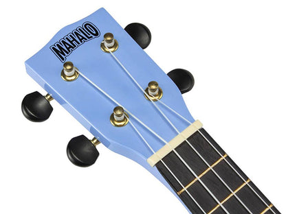Mahalo MR1LBU Ukulele sopran, albastru deschis lucios, cu husă