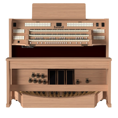 Viscount Maestro 60 – Orga de biserică digitală cu 3 claviaturi, pedalier cu 32 de note, 51 de registre + 4 voci orchestrale, Physis Plus