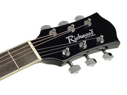 Richwood RD12BK Artist Chitară acustică dreadnought, negru