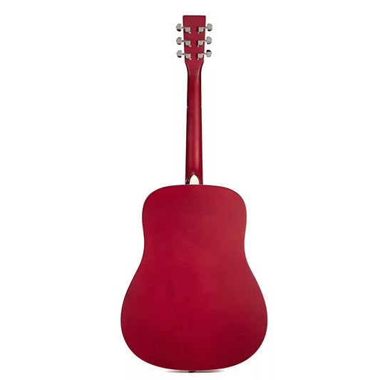 SX SD104GRDS Chitară acustică, rosu sunburst, lucios