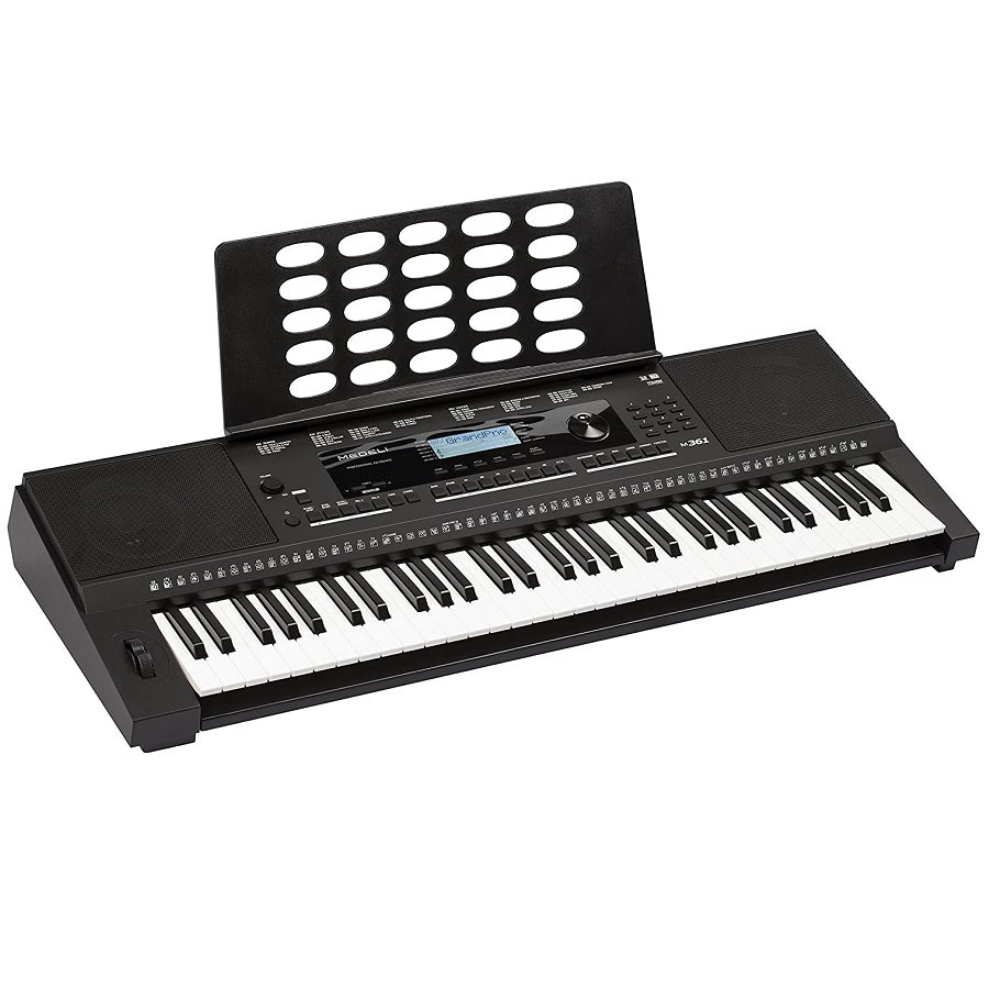Medeli M361 Set orgă cu căști, scaun și stativ 61 clape dinamice, 653 sunete, USB și intrare microfon