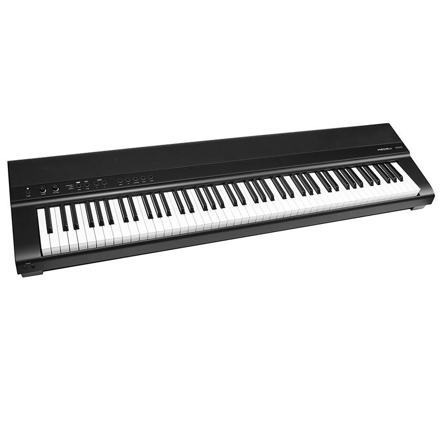 Set pian digital Medeli SP201 Basic2 cu scaun, pedală, căști și stativ, 88 clape hammer action, 192 note polifonie