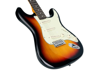 SX SST623TS Chitară electrică, 62 Vintage Style, sunburst, husă