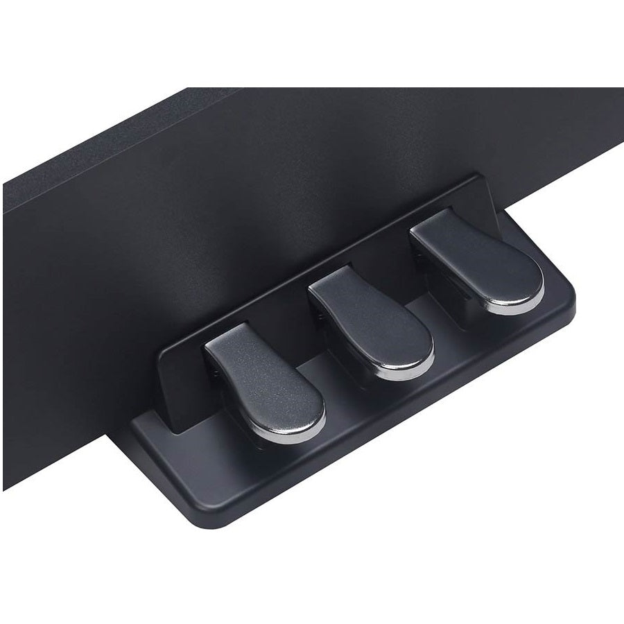 Medeli ST450BK Stand din lemn pentru pian digital SPC120, SPC220 și SPA500, cu 3 pedale, negru
