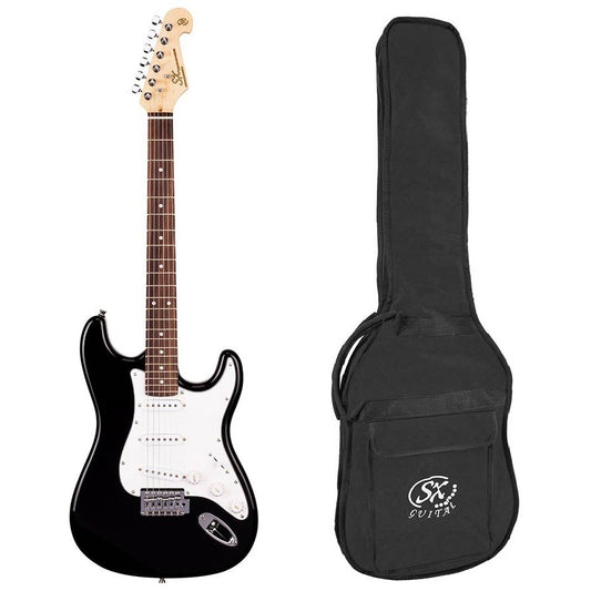 SX ED1BK Chitară electrică Stratocaster, negru