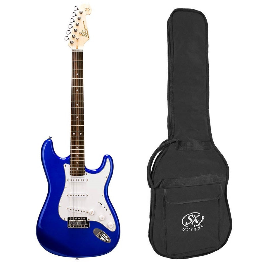 SX ED1EB Chitară electrică Stratocaster, albastru