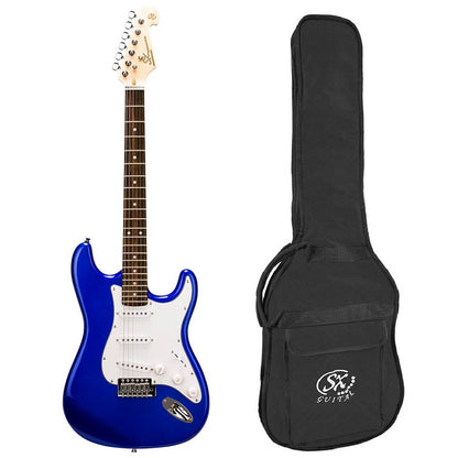 SX ED1EB Chitară electrică Stratocaster, albastru