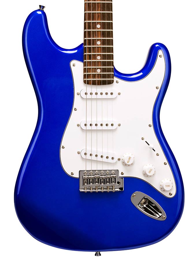 SX ED1EB Chitară electrică Stratocaster, albastru