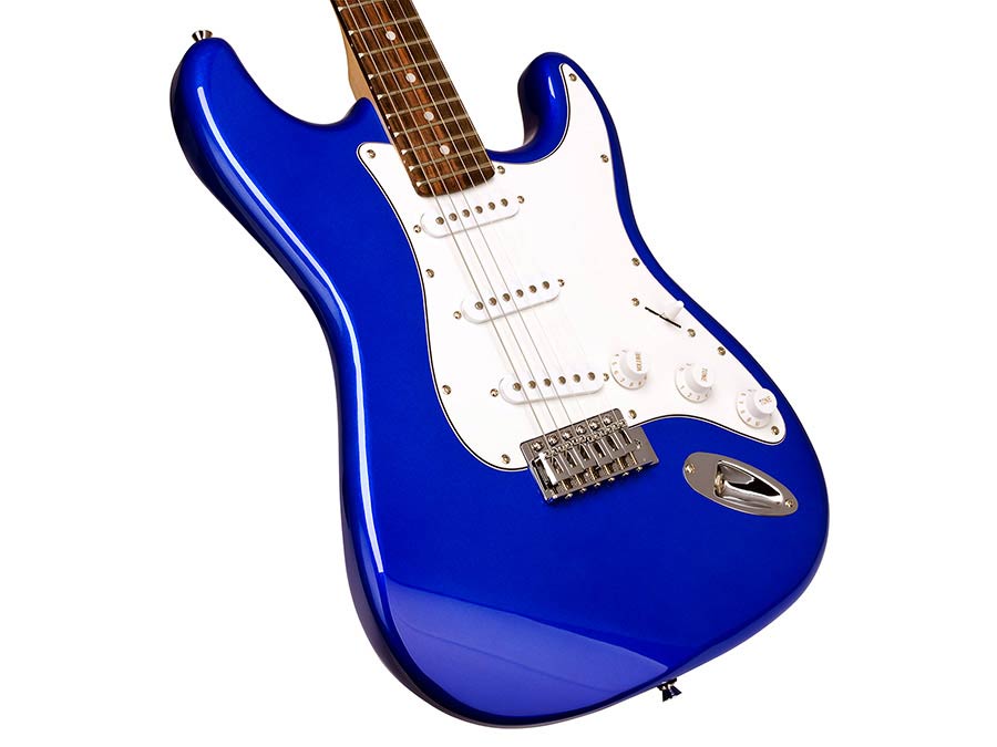 SX ED1EB Chitară electrică Stratocaster, albastru