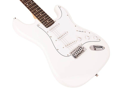 SX ED1WT Chitară electrică Stratocaster, alb