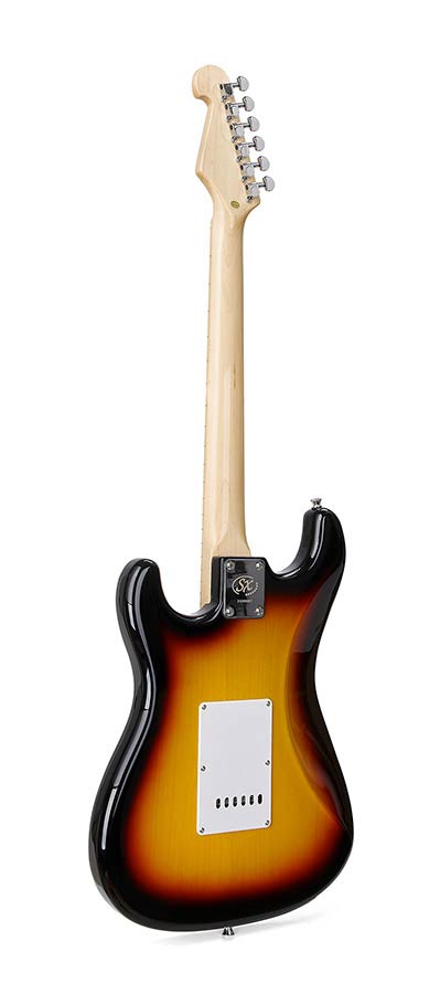 SX SEM13TS Chitară electrică, Sunburst, husă, cablu