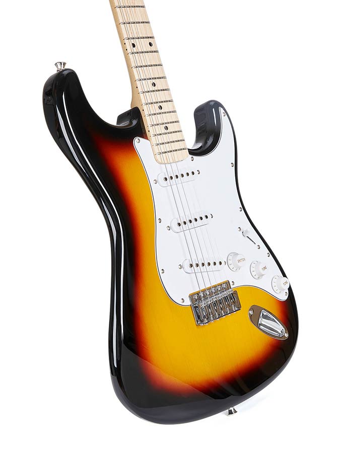 SX SEM13TS Chitară electrică, Sunburst, husă, cablu