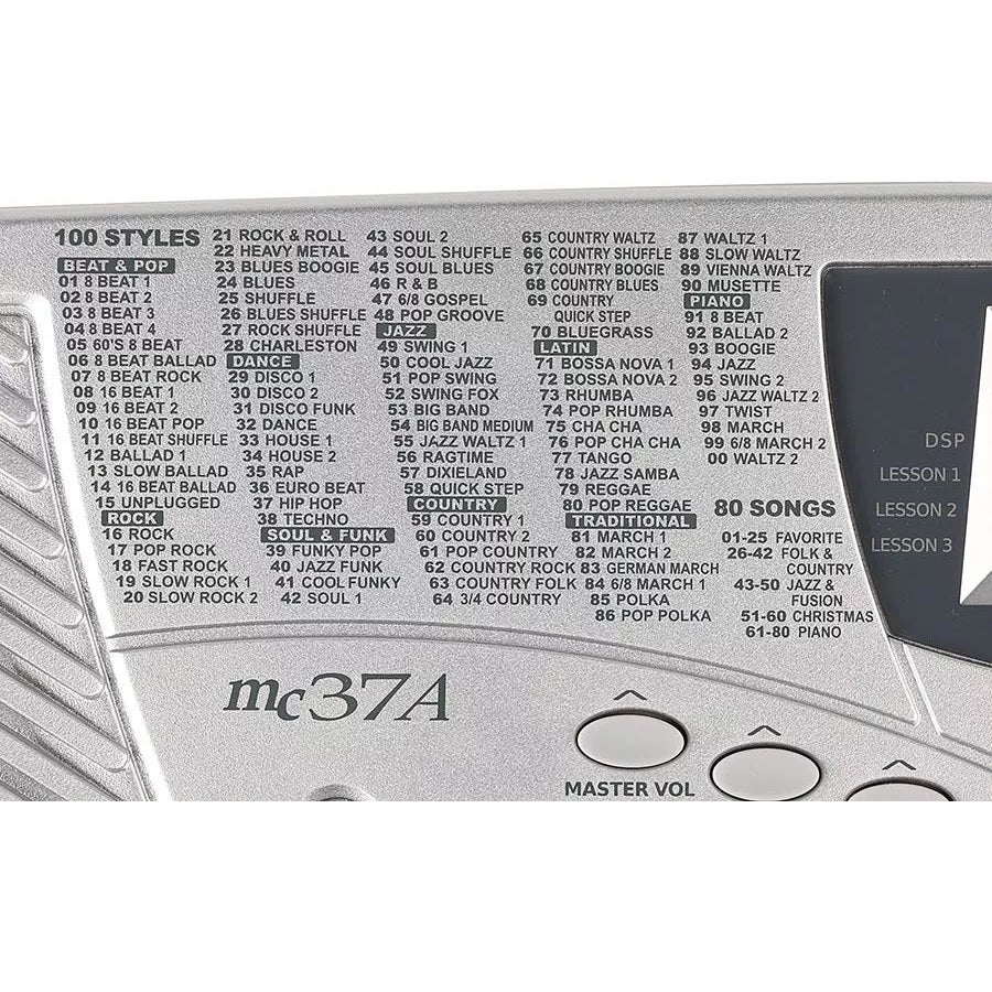 Medeli MC37A Orgă electronică, 49 clape medii, 132 tonuri, 100 ritmuri, USB-MIDI