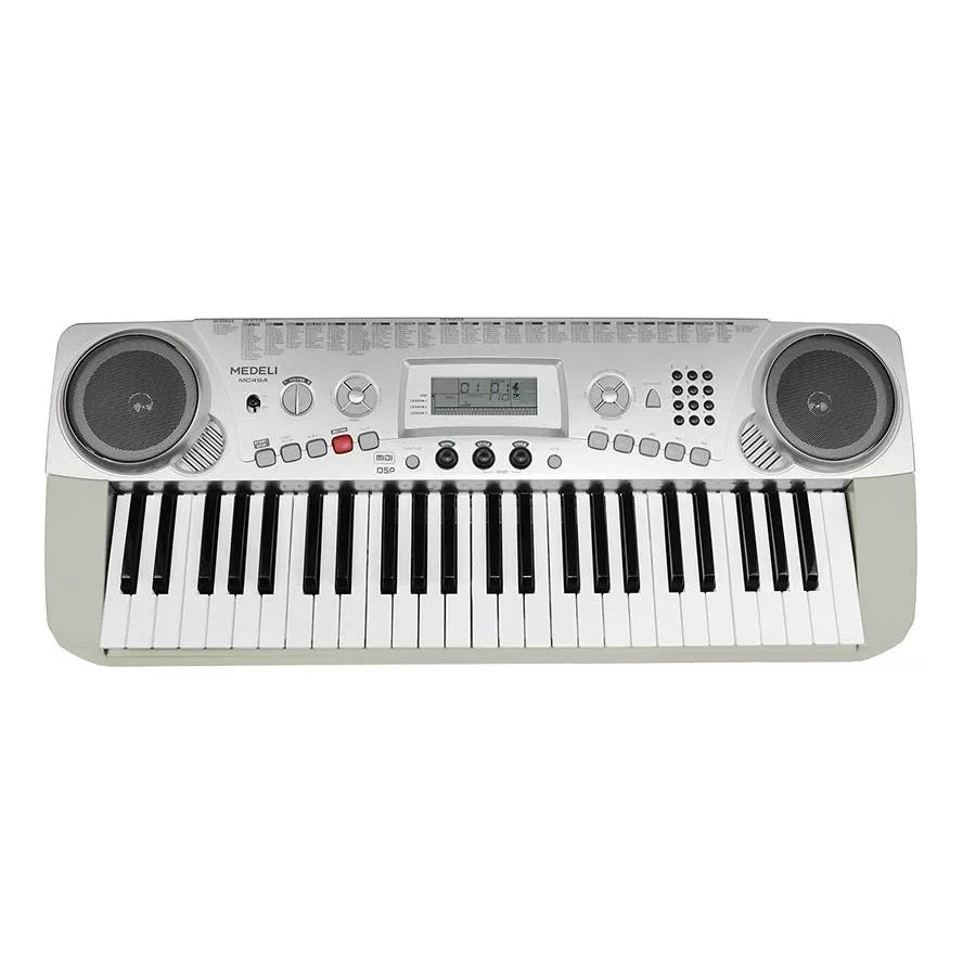 Medeli MC49A Orgă electronică, 49 clape mari, 132 tonuri, 100 stiluri, USB-MIDI