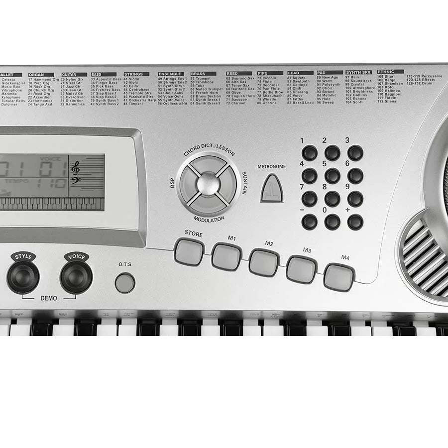 Medeli MC49A Orgă electronică, 49 clape mari, 132 tonuri, 100 stiluri, USB-MIDI