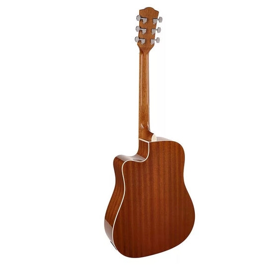 Richwood RD17CE – Chitară acustică electro-acustică dreadnought, 6 corzi, cutaway, solid top, EQ Fishman, natur