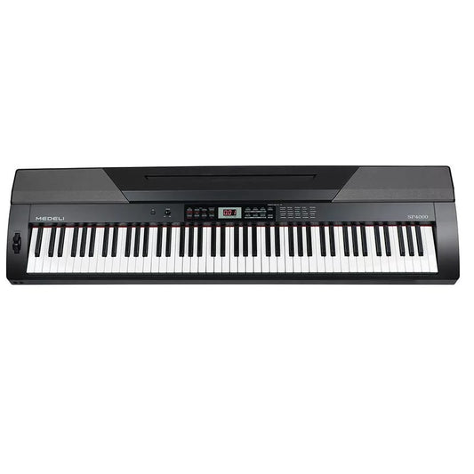 Medeli SP4000BK Pian digital de scenă, 88 clape hammer action, 20 tonuri, 50 stiluri, negru