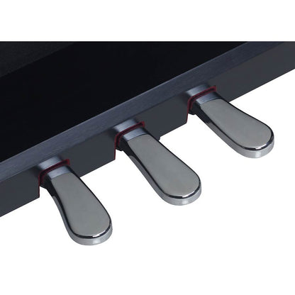 Medeli UP605BK Pian digital profesional, claviatură din lemn (G3PW), Negru satinat