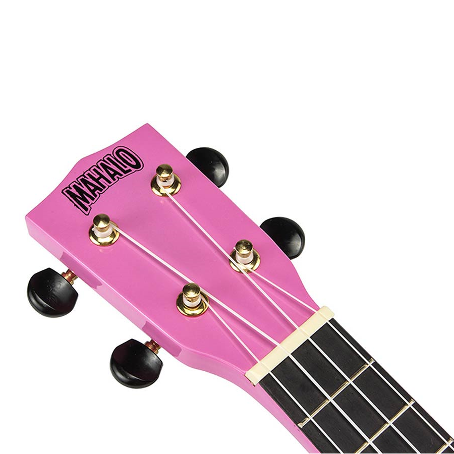 Mahalo SMILE PK Set ukulele sopran, roz, cu husă și 6 pene