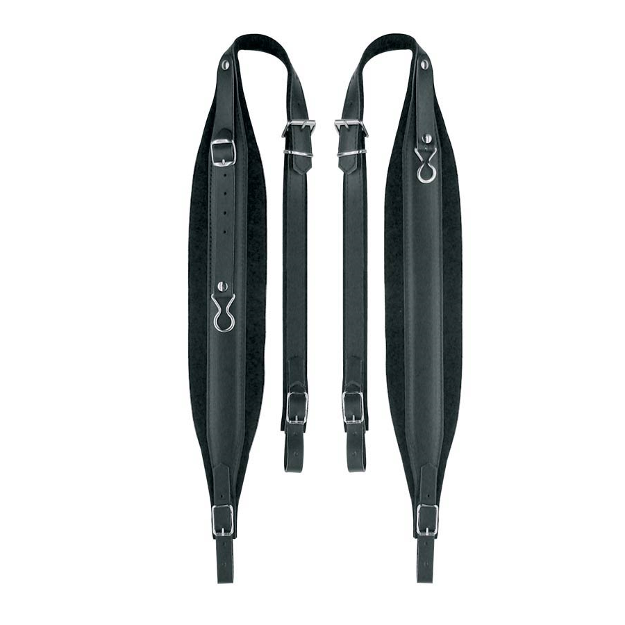Boston 80LCV curele pentru acordeon 96-120 basi piele/catifea 99-104 x 8 cm