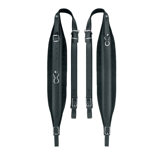 Boston 80LCV curele pentru acordeon 96-120 basi piele/catifea 99-104 x 8 cm