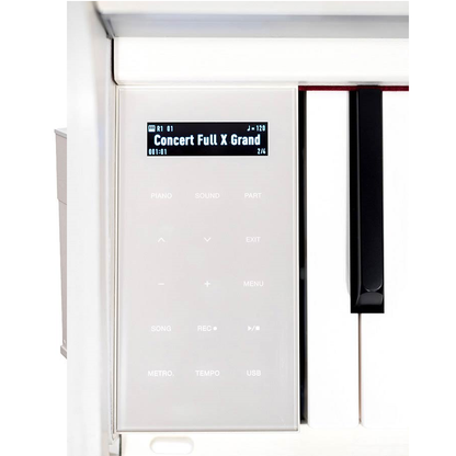 Medeli UP405EWH Forte Series Pian digital 88 clape grele 3 senzori