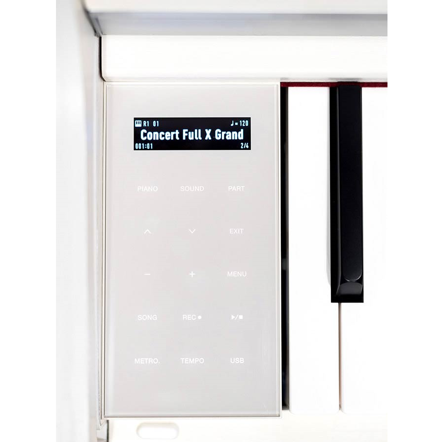 Medeli UP405EWH Forte Series Pian digital 88 clape grele 3 senzori