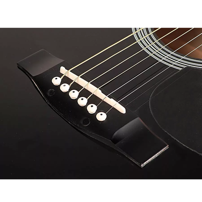 Nashville GSD60BKBasic1 Set chitară acustică, negru