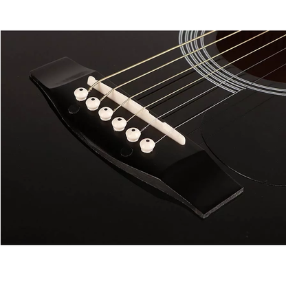 Nashville GSD6034BK Chitară acustică, negru 3/4