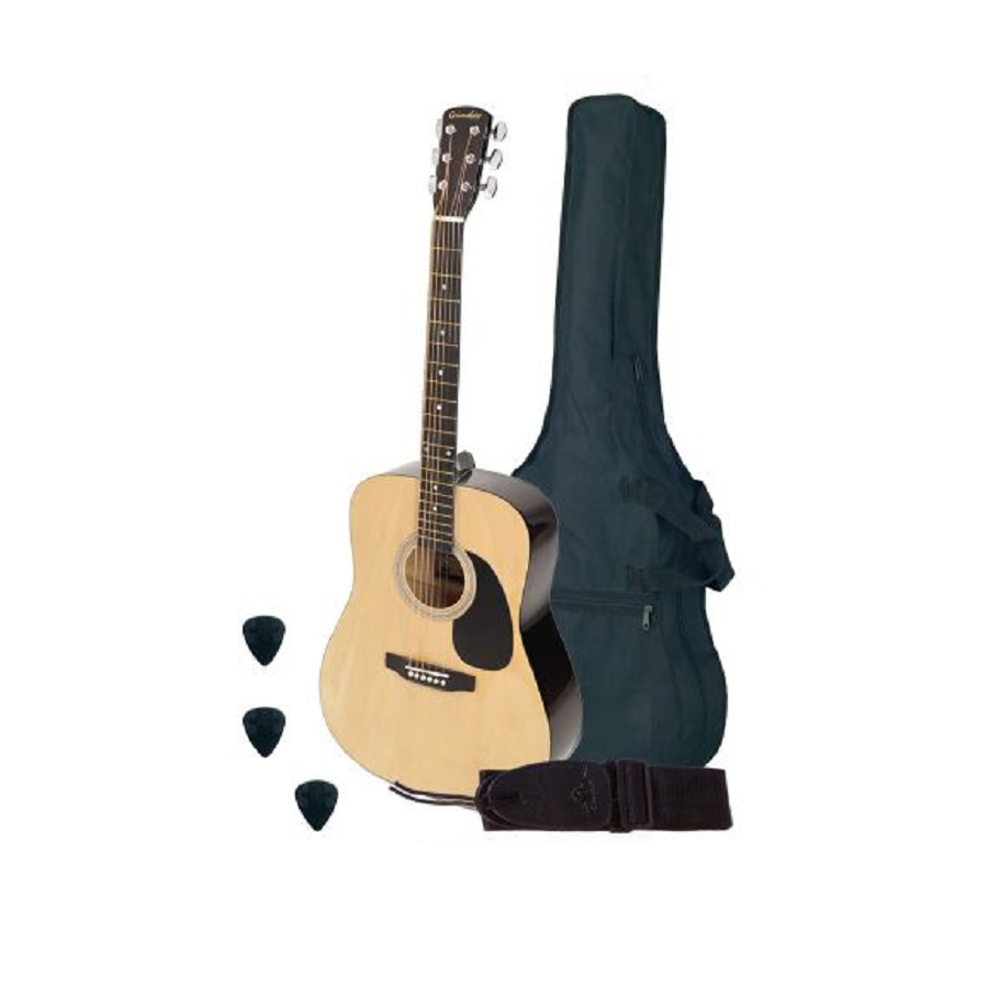 Nashville GSD6034NTBasic1 Set chitară acustică, natur, 3/4