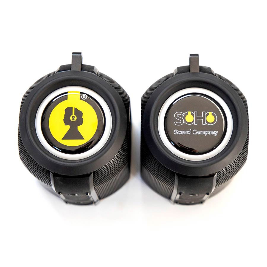 Soho Sound Company Cylinders Boxe Bluetooth TWS Twin Stereo, Negru