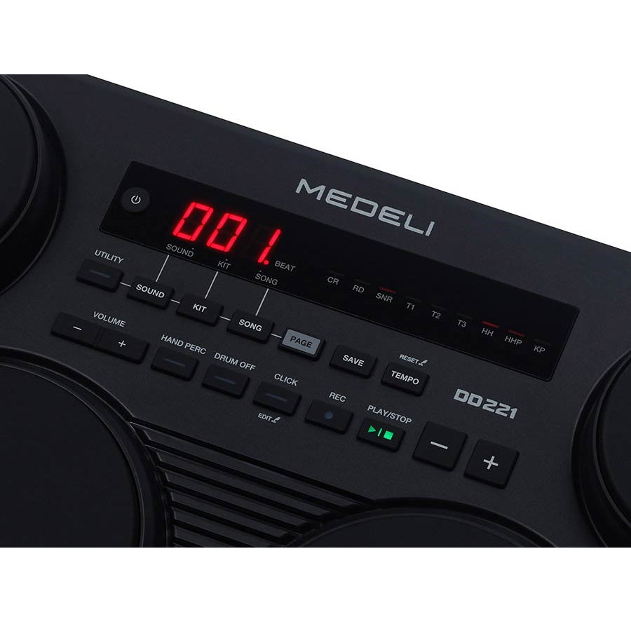 Medeli DD221 Set tobe electronice cu 7 paduri