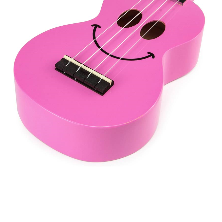 Mahalo SMILE PK Set ukulele sopran, roz, cu husă și 6 pene