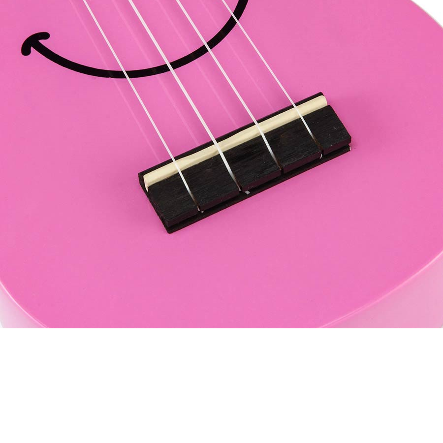 Mahalo SMILE PK Set ukulele sopran, roz, cu husă și 6 pene