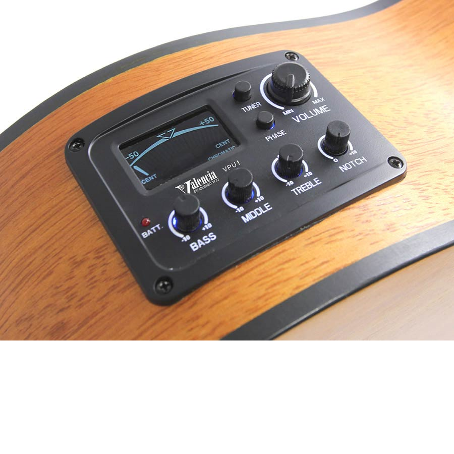 Valencia VC304CE Chitară electro-clasică 4/4, natur
