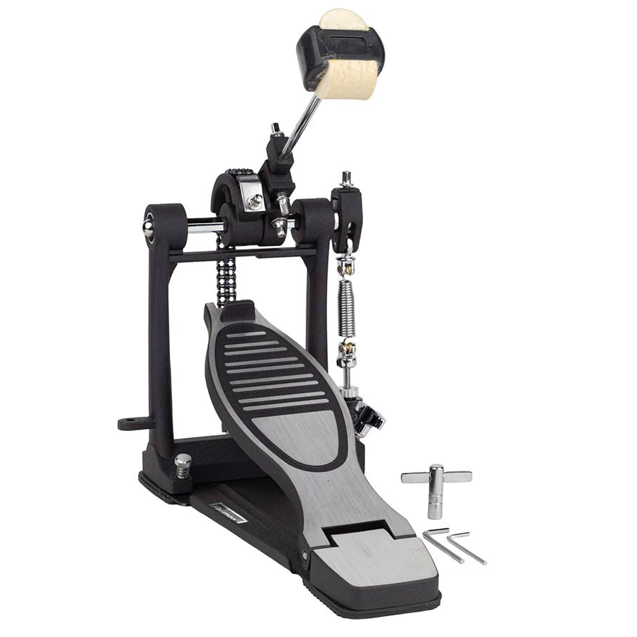 Hayman BDP080 pedală pentru tobă mare Pro Series, acționare cu lanț dublu