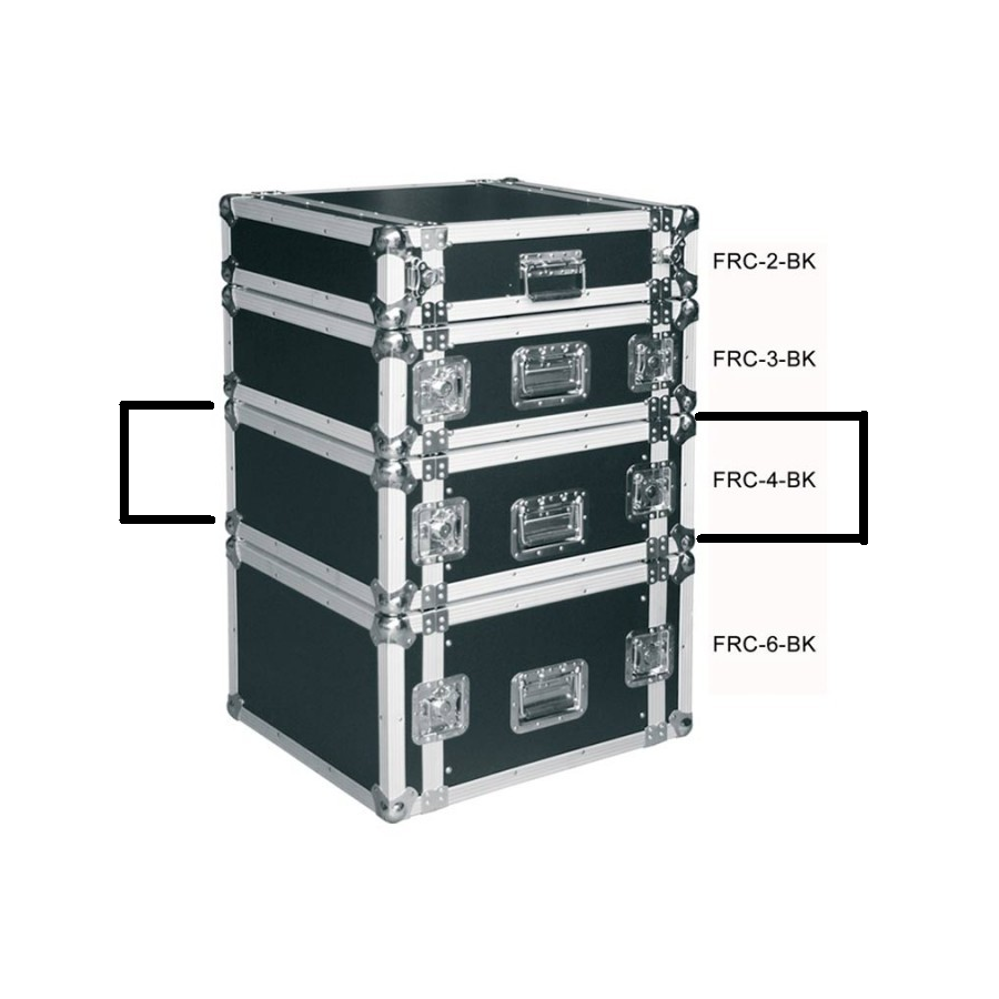 Boston FRC4BK Rack case 19”, 4U, construcție profesională