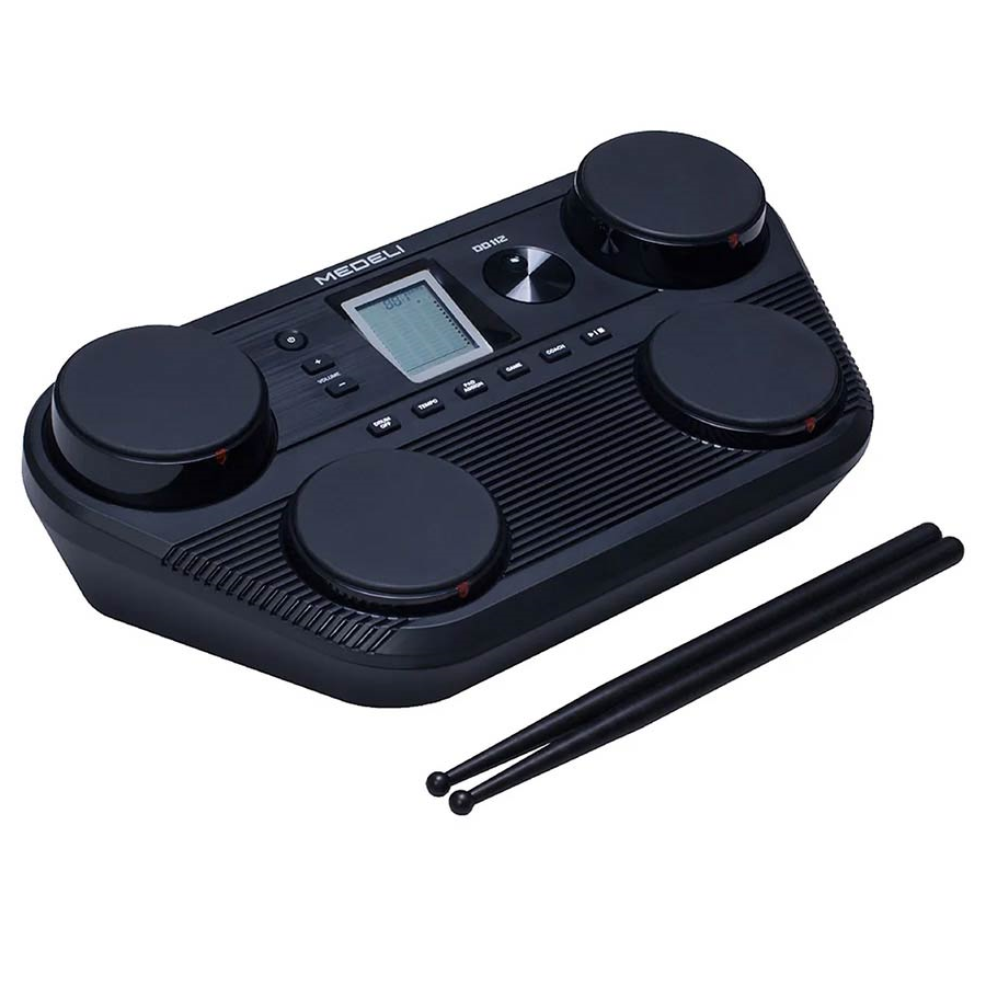 Medeli DD112BK Set tobe electronice 4 pad-uri,bețe, negru