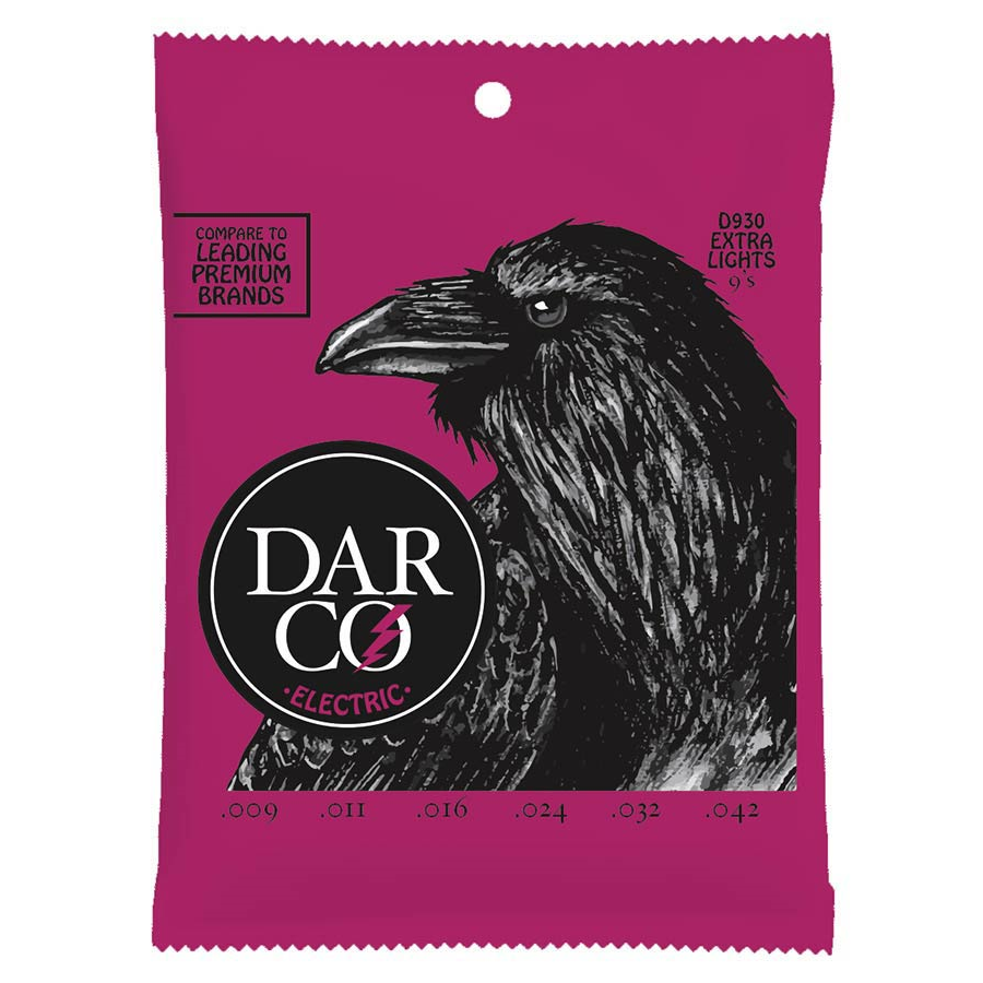 Darco D930 Set 6 corzi chitară electrică,extra light, 009-042