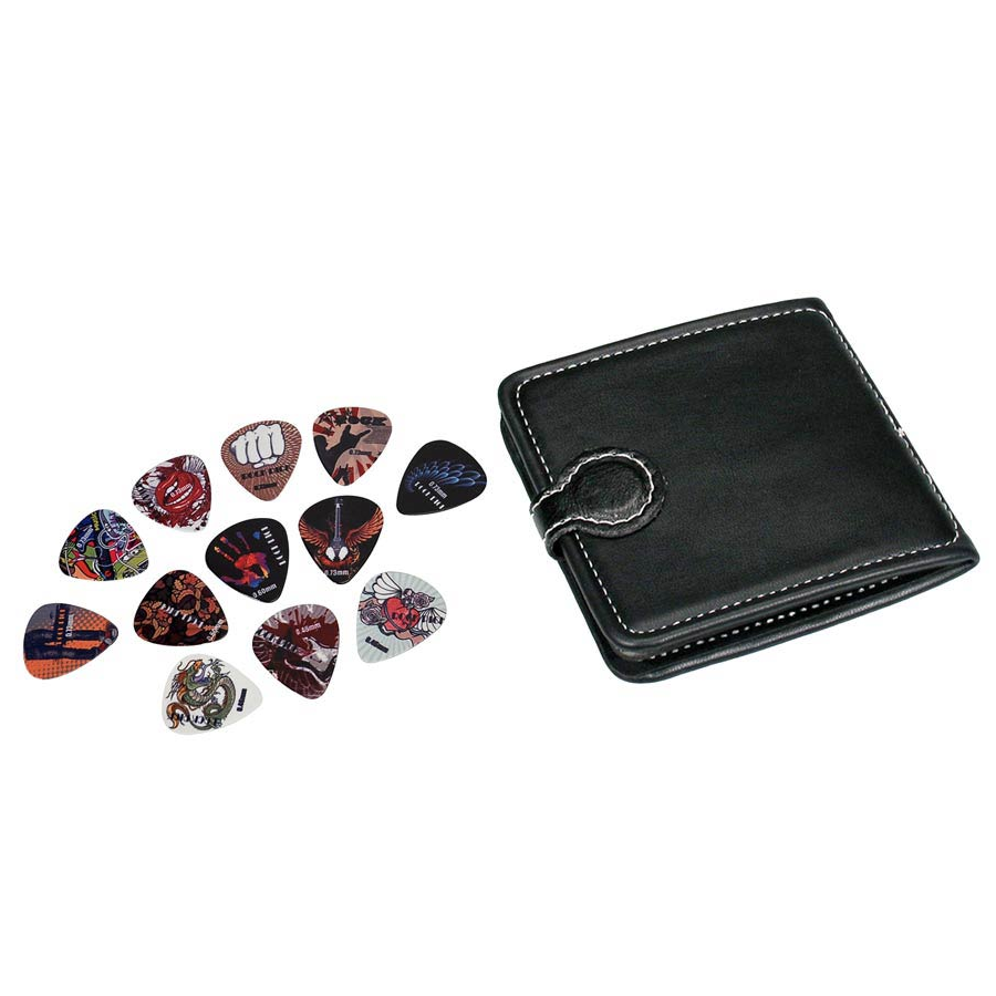 Boston PP412 Set pene de chitară în portofel, 12 pene