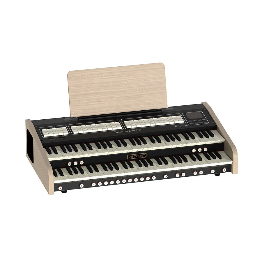 Viscount Cantorum Duo Plus - Orga de biserică digitală portabilă, 2 claviaturi, 27 registre, 3 voci orchestrale, Physis Plus
