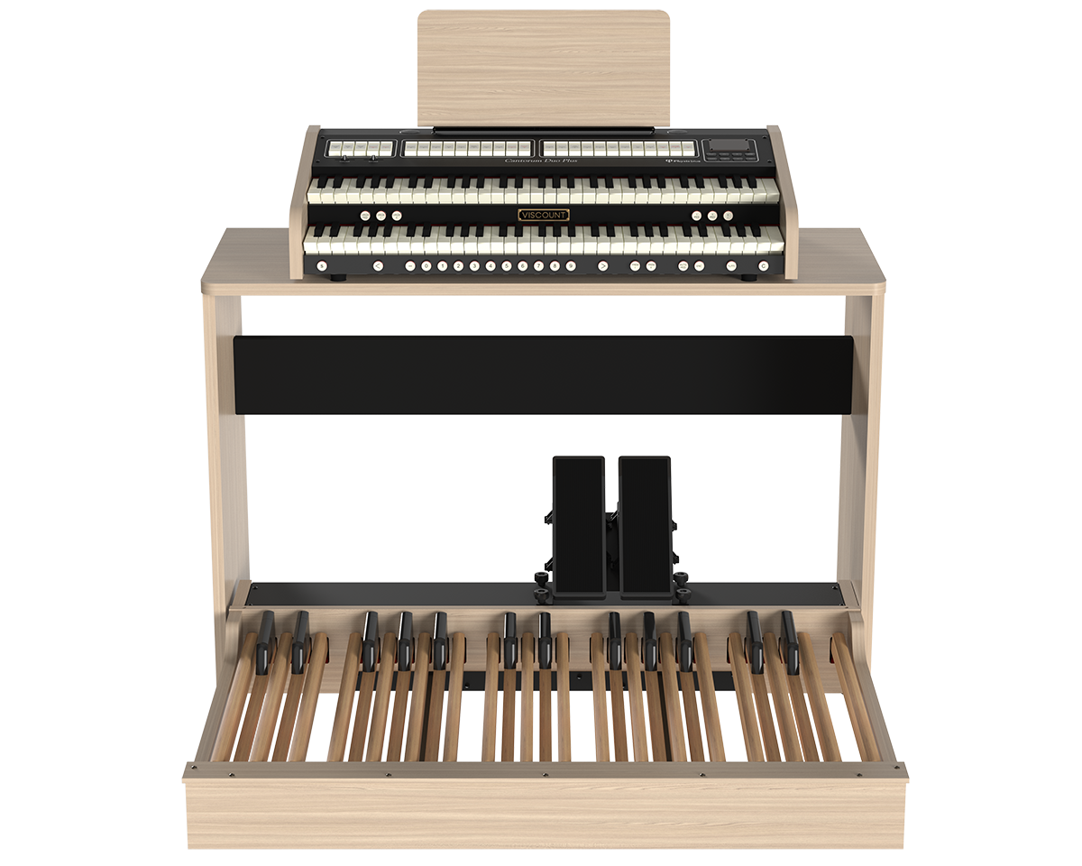 Viscount Cantorum Duo Plus - Orga de biserică digitală portabilă, 2 claviaturi, 27 registre, 3 voci orchestrale, Physis Plus