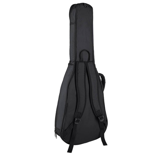 Boston W15 Husă pentru chitară acustică, Cordura, protecție 15 mm, 2 bretele, negru