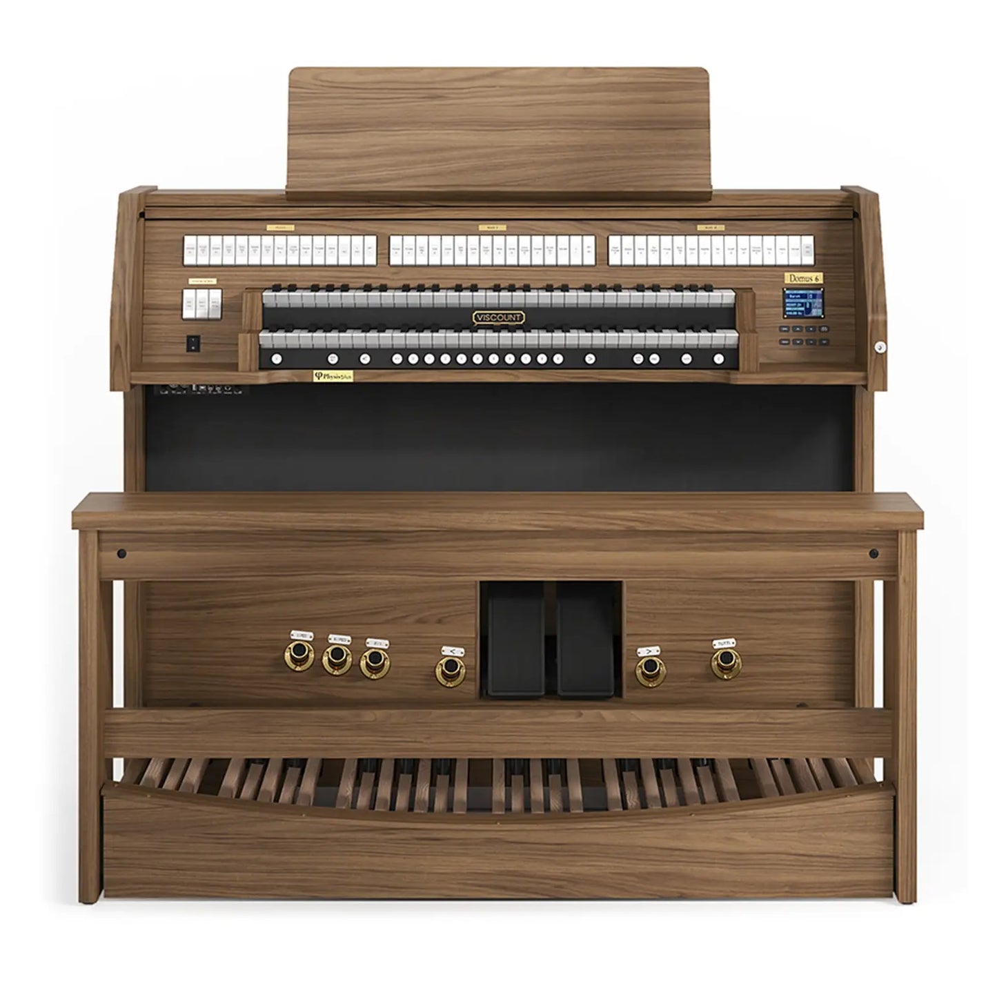 Viscount Domus 6 – Orga de biserică digitală cu 2 claviaturi, pedalier cu 32 de note, 39 de registre + 3 voci orchestrale