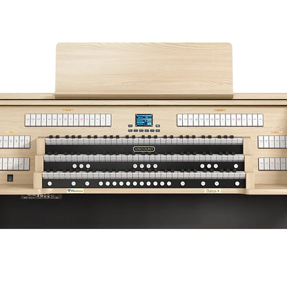 Viscount Domus 9 – Orga de biserică digitală cu 3 claviaturi, pedalier cu 32 de note, 47 de registre + 4 voci orchestrale