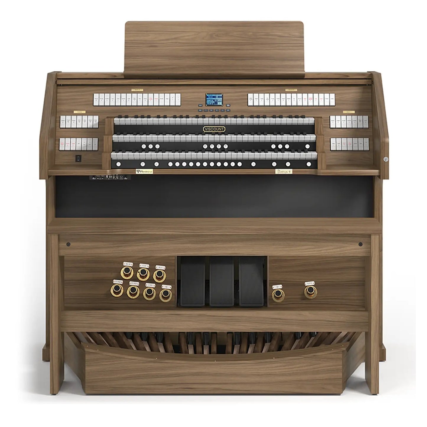 Viscount Domus 9 – Orga de biserică digitală cu 3 claviaturi, pedalier cu 32 de note, 47 de registre + 4 voci orchestrale
