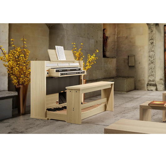 Viscount Domus S5 – Orga de biserică digitală cu 2 claviaturi, pedalier cu 32 de note, 39 de registre + 3 voci orchestrale