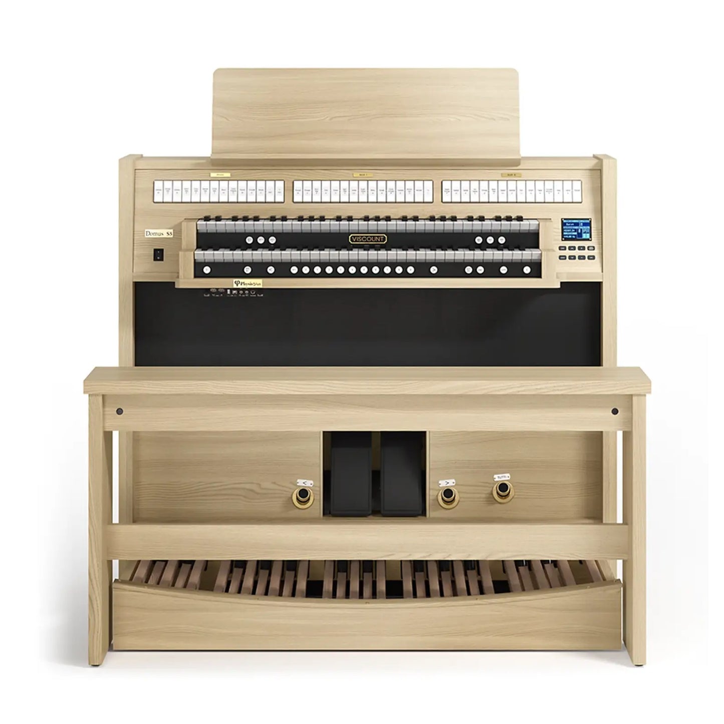 Viscount Domus S5 – Orga de biserică digitală cu 2 claviaturi, pedalier cu 32 de note, 39 de registre + 3 voci orchestrale